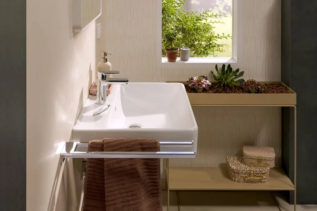 Hansgrohe AddStoris, držiak na uterák dvojramenný, chróm, HAN-41770000
