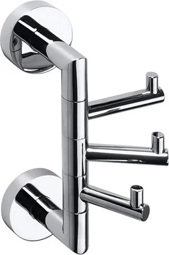 Bemeta Design OMEGA: Vešiak, s 3 háčikmi, otočný - 104206072
