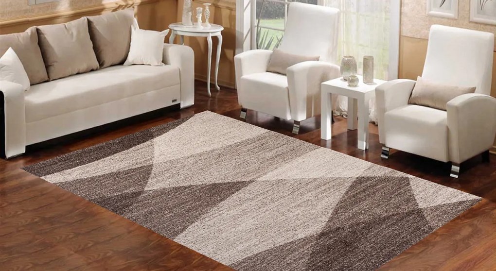 Koberec K195B BEIGE SARI 3UX Veľkosť: 140x190cm