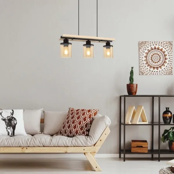 Rabalux 72083 - Luster na lanku NIYLAH 3xE27/25W/230V