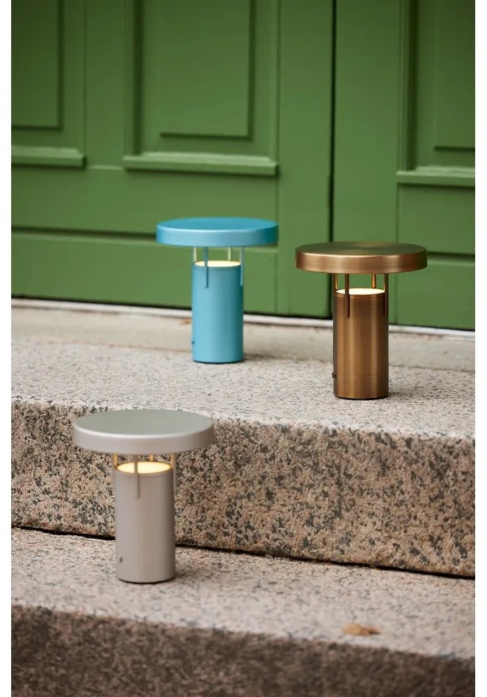 LED stmievateľná stolová lampa v bronzovej farbe (výška 20 cm) BringMe – Hübsch