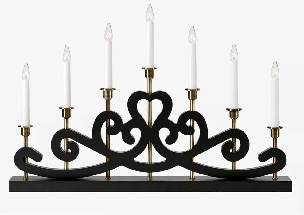 Čierna vianočná svetelná dekorácia Nightfall – Markslöjd