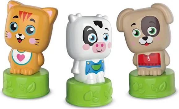 Clemmy Sweet Pets Cat Dog Cow Book Clementoni 17849