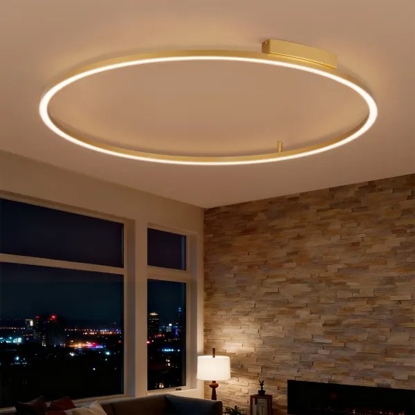Brilagi - Stmievané LED svietidlo PORTOFINO LED/85W/230V Ø 120 cm zlaté + DO