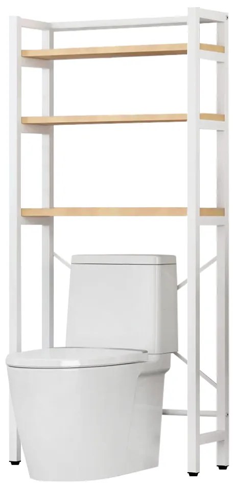 Regál nad toaletu BELRAM, dub