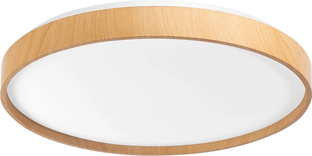 Toolight Toolight, LED stropné svietidlo 40cm, 24W, 4000lm, G116-C, prírodná hnedá-biela, OSW-06382