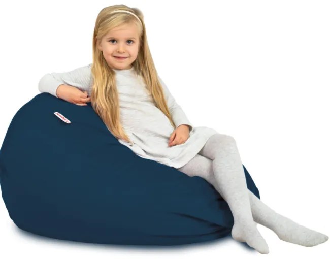 Plyšový sedací vak SAKO tmavomodrý