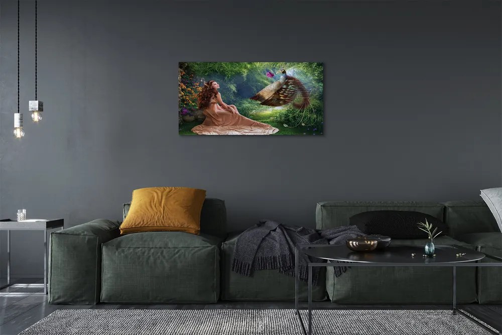 Obraz canvas Bažant female forest 140x70 cm