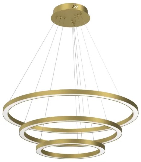 LED Luster na lanku GALAXIA LED/85W/230V zlatá