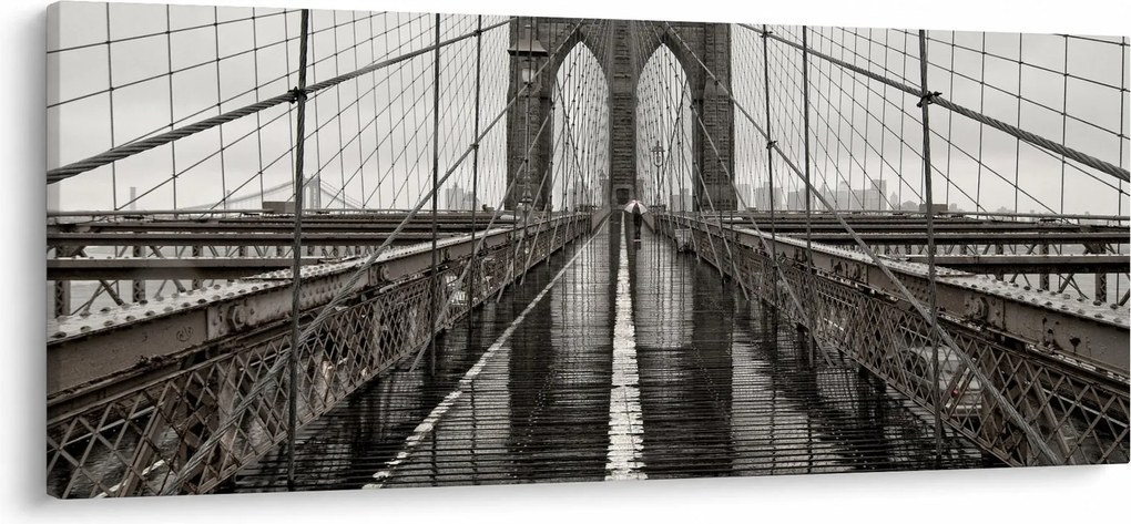 Obraz - Brooklynský most (120x50 cm)