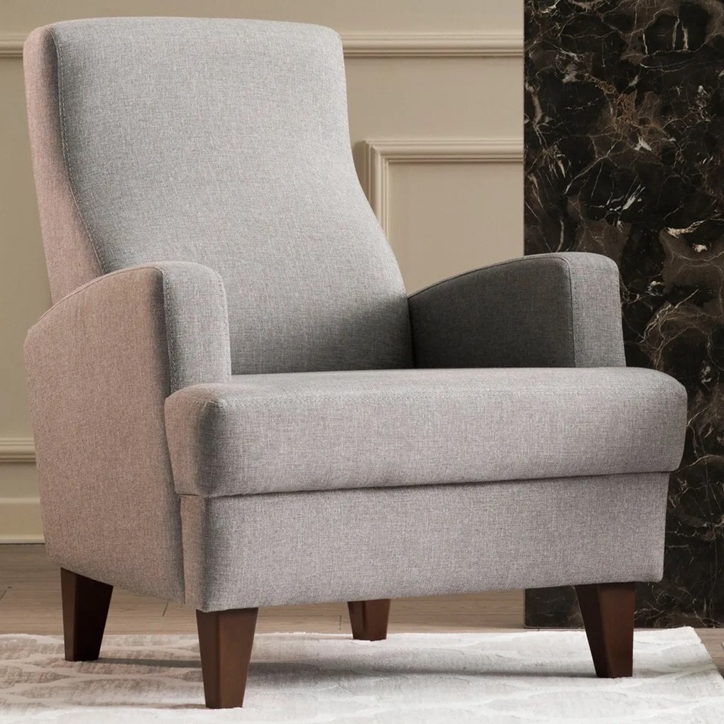 Kreslo Kana Bergere Light Grey