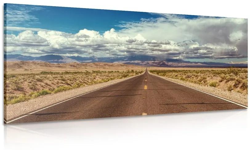 Obraz cesta v púšti Varianta: 100x50