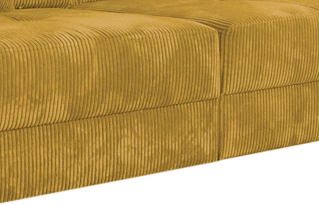 Pohovka Richard, horčicová žltá látka