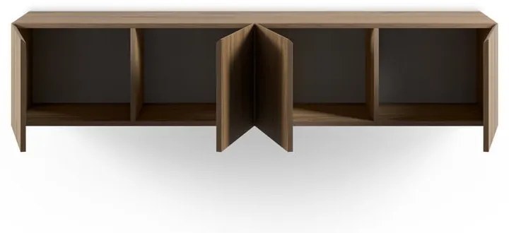 TV stolík v dekore duba v prírodnej farbe 180x38x35 cm Daroca – Marckeric