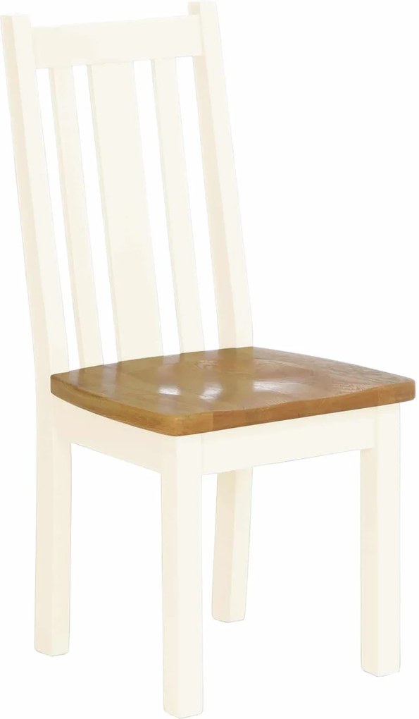 Provensálska jedálenská stolička s pozdĺžnymi lamelami 530x470x1030