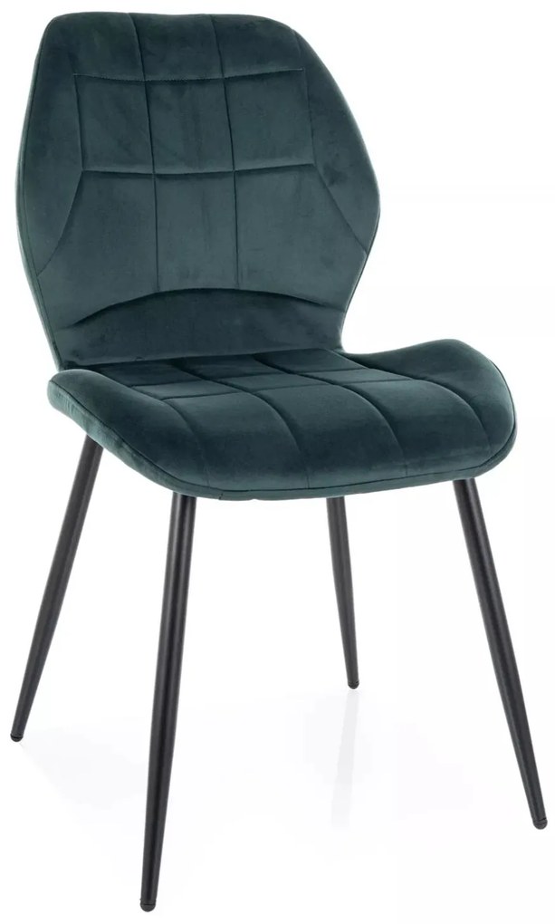 Stolička Jake Velvet zelená