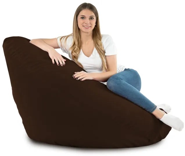 Sedací vak DROP XXL hnedý