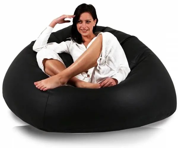 INTERMEDIC SK - Sedací vak MAXI 140x70 cm | extra veľký vak na sedenie a ležanie, 570 l Farba: E01 - Biela