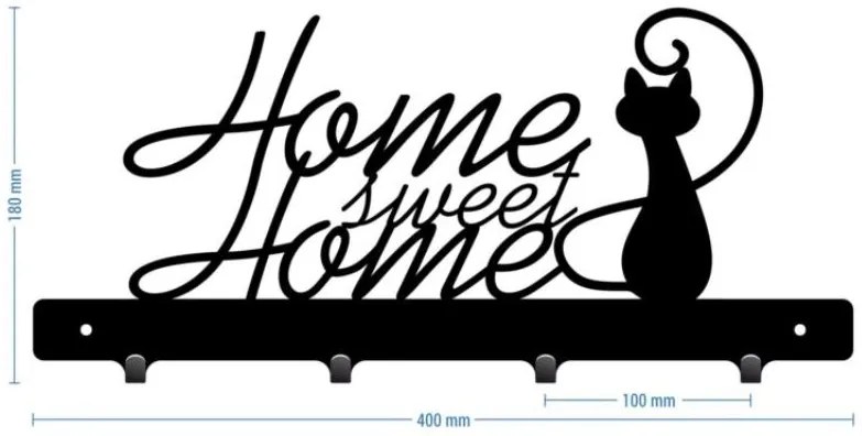 Vešiak na stenu do chodby HOME S MAČKOU 40