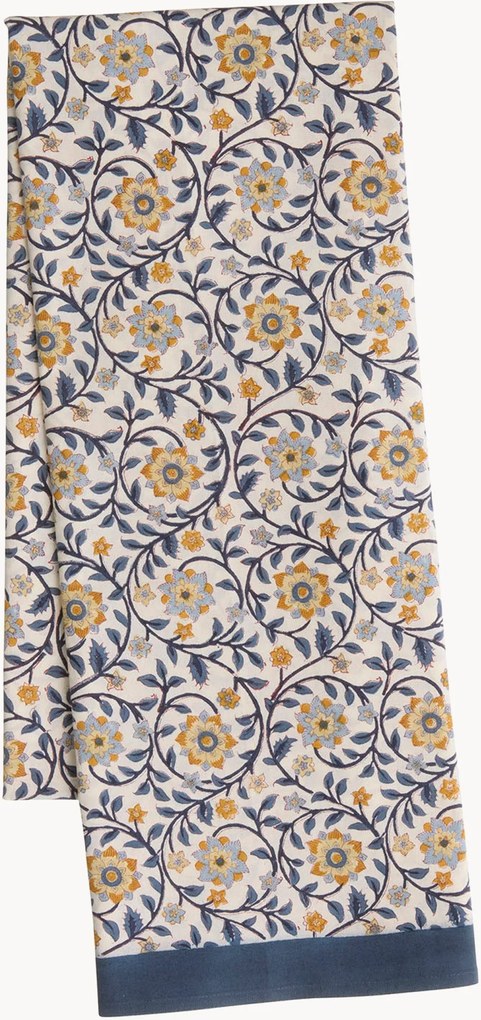 Ručne vyrobený obrus's kvetinovým dizajnom Melon