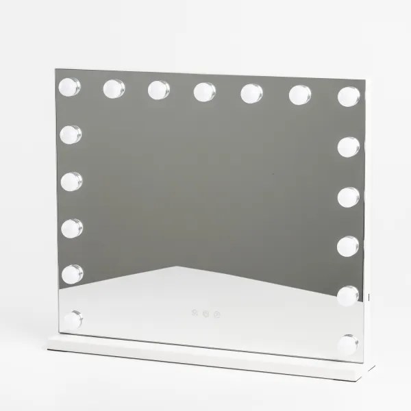 BRILAGI - LED Stmievateľné make-up zrkadlo HOLLYWOOD LED/15W/230V 60x50 cm biela