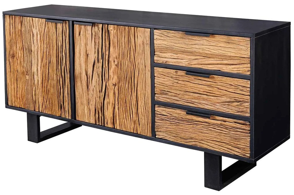 Dizajnová komoda Shark 150 cm mango / teak