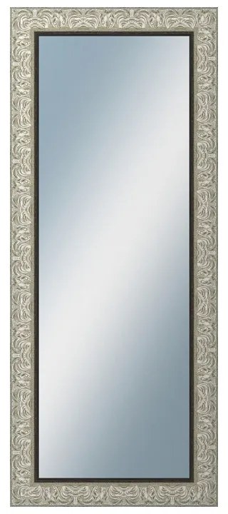 DANTIK - Zrkadlo v rámu, rozmer s rámom 50x120 cm z lišty PRAHA strieborná (2751)