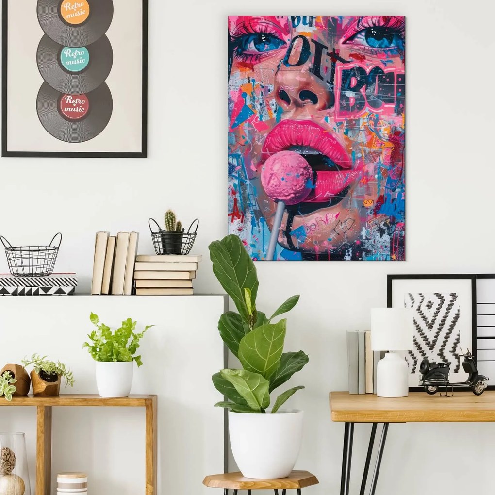 DUBLEZ | Street art obraz - Lízanka