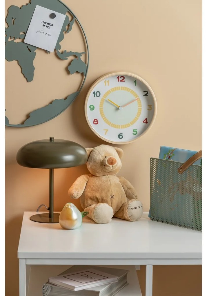 Karlsson 5963MC dizajnové nástenné hodiny svetlomodrá, pr. 25 cm