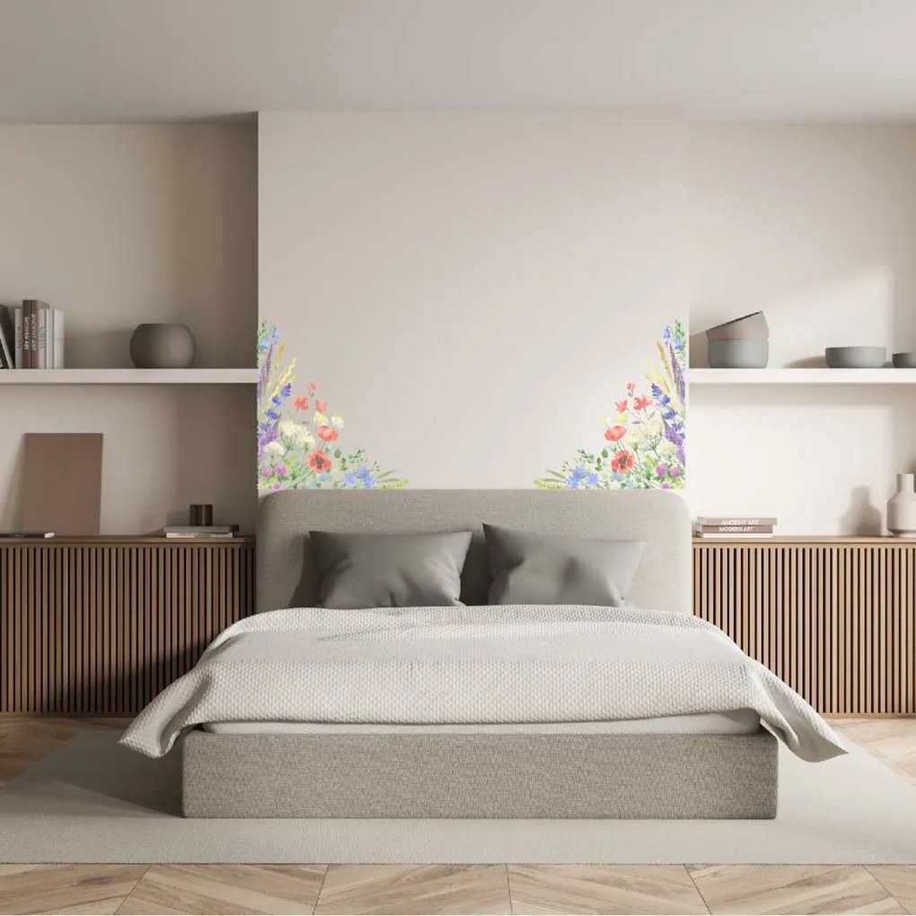 PIPPER. Samolepka na stenu "Lúčne kvety"