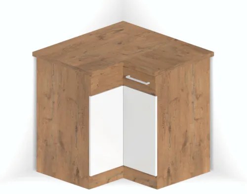 Pracovná doska Woodline, Dĺžka:: 210 cm, povrchová úprava: ľavý