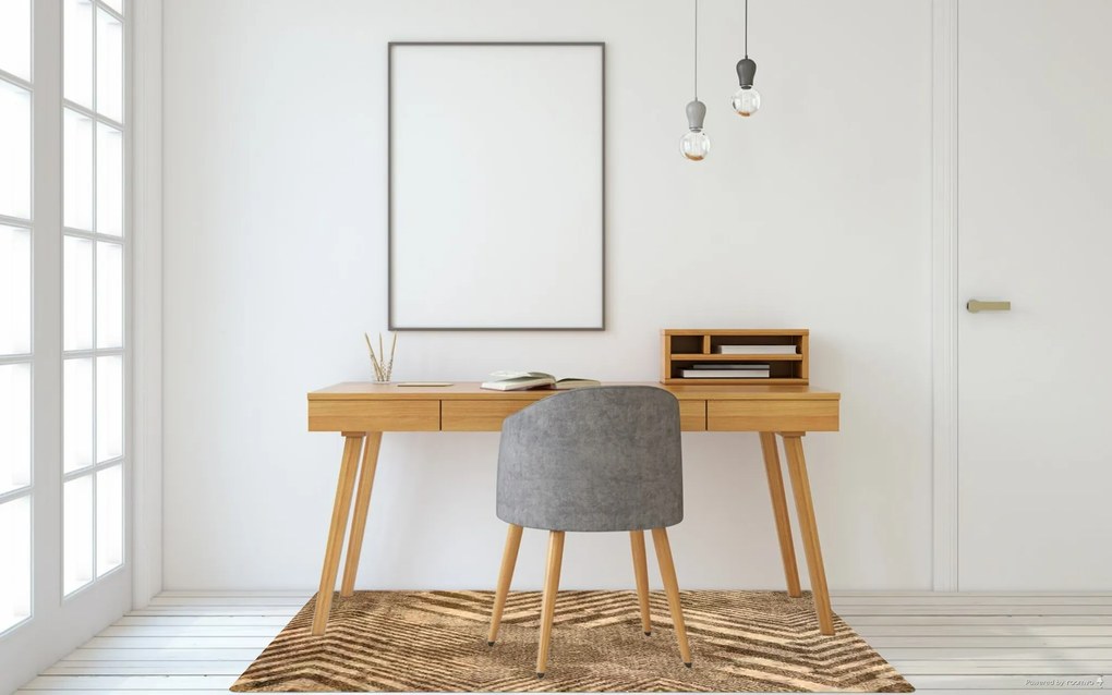 Sintelon, Kusový koberec Practica A6 VMB, 200x300, hnedá, chodba / predsieň