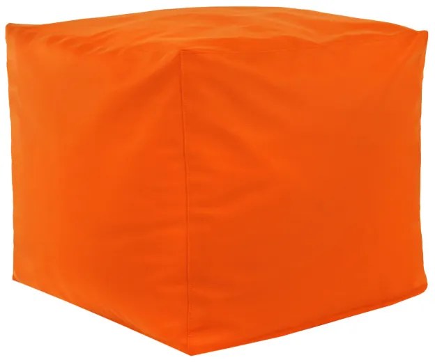 Taburetka Oranžová ekokoža