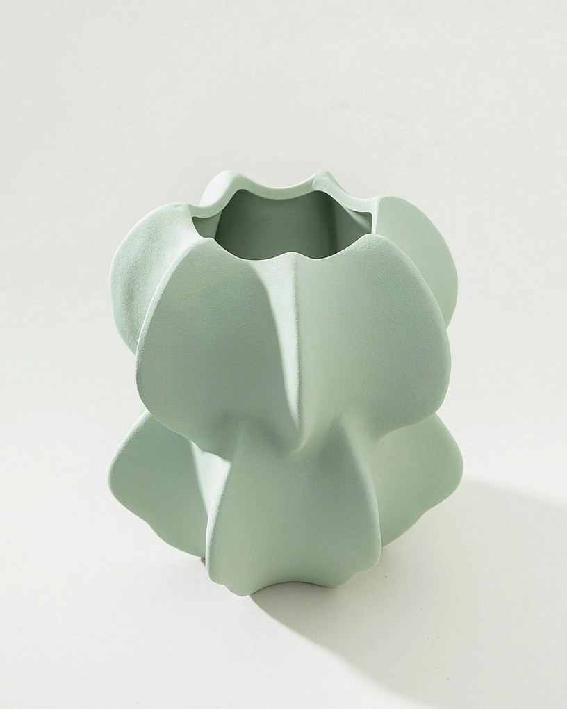 Váza Petal Green 15x17 cm