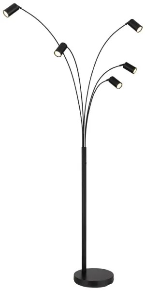 Globo 57910-5S - Stojacia lampa ROBBY 5xGU10/35W/230V
