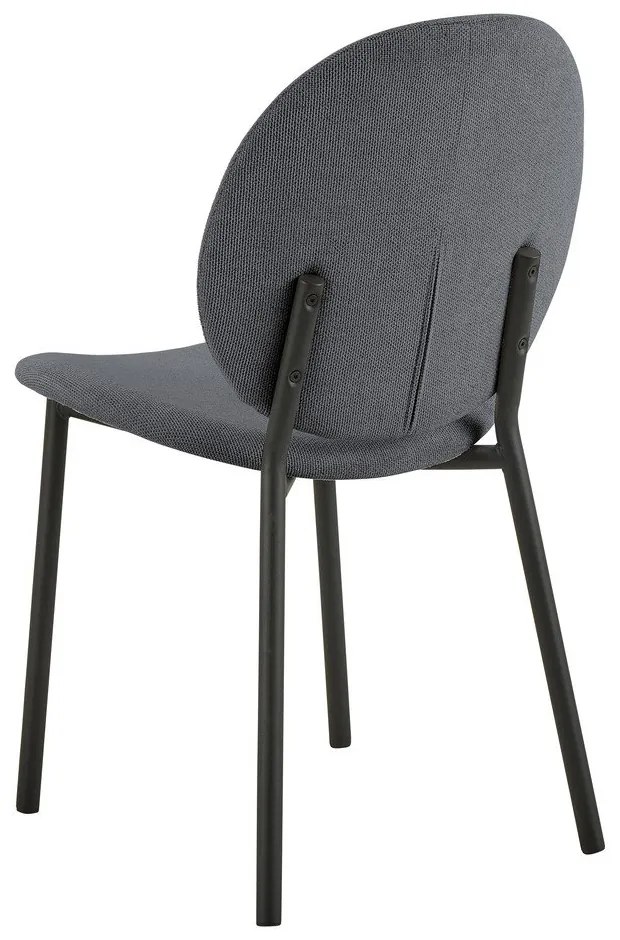 Antracitová jedálenská stolička Cliff – Actona