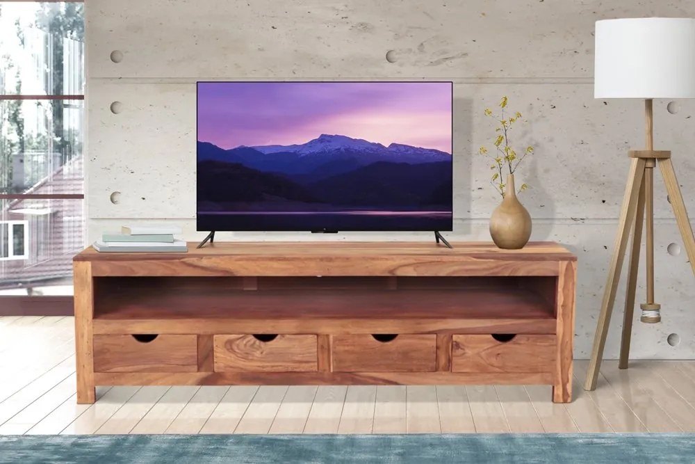 furniture-nabytek.cz - Sheesham tv stolík 160x50x45
