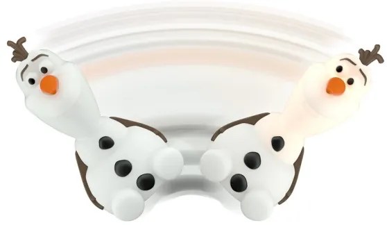 Philips 71768/08/16 - LED detská lampa DISNEY FROZEN OLAF LED/0,3W/2xAAA snehuliak