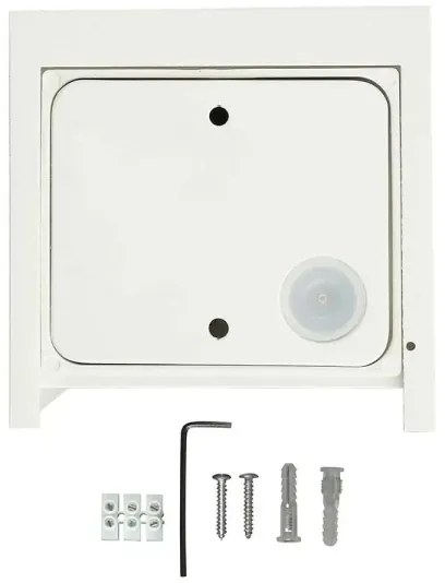 LED Vonkajšie nástenné svietidlo LED/11W/230V 4000K IP65 biela