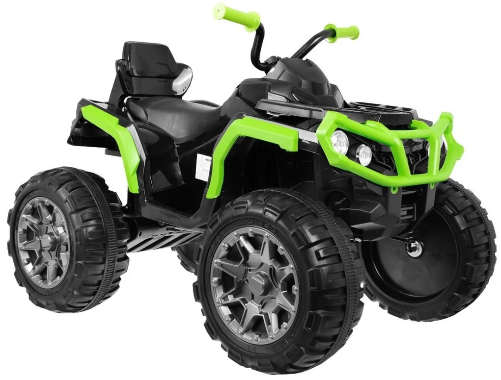 RAMIZ ELEKTRICKÁ ŠTVORKOLKA - QUAD - ATV - 2.4G - ČIERNO ZELENÁ - 2 x 45W - 12V/7Ah - 2023