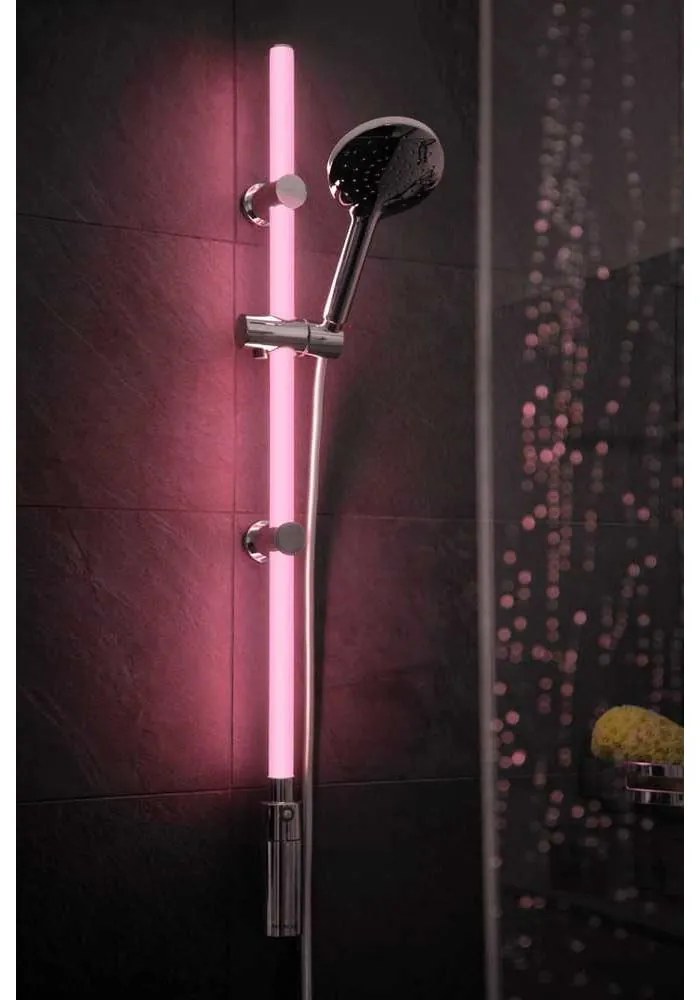 Sprchová súprava v striebornej farbe 94 cm LED – Wenko