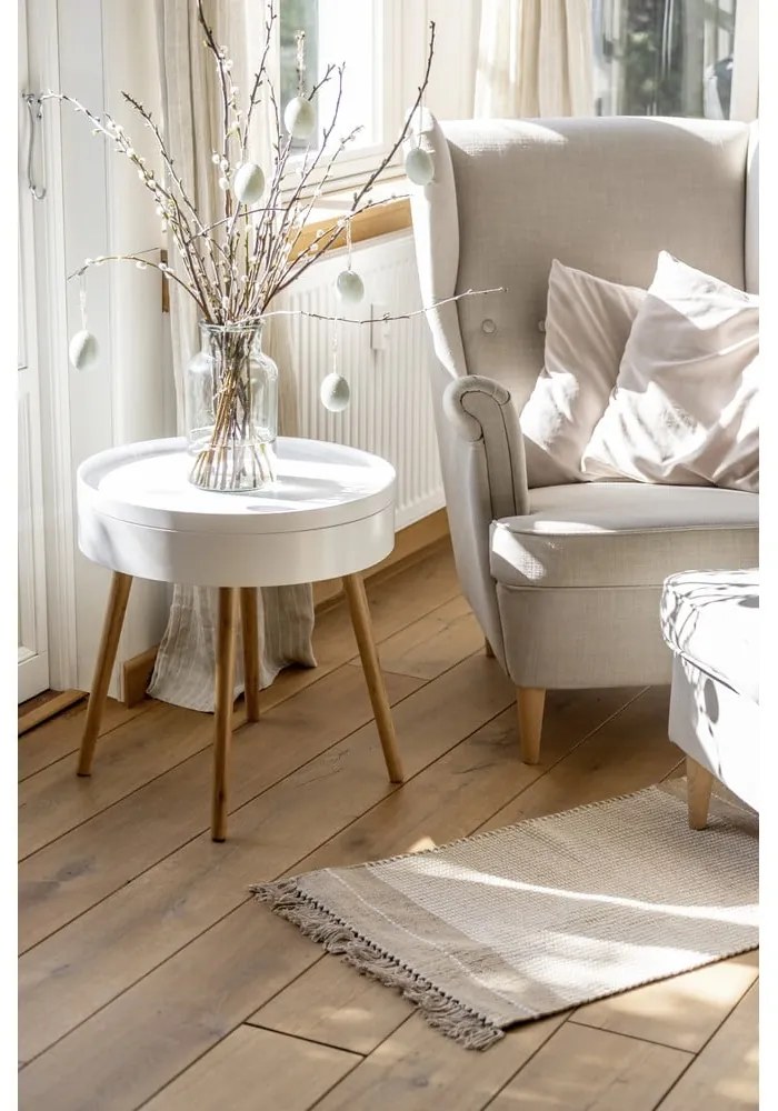 Sivá kúpeľňová podložka z organickej bavlny Wenko Urla, 60 x 90 cm