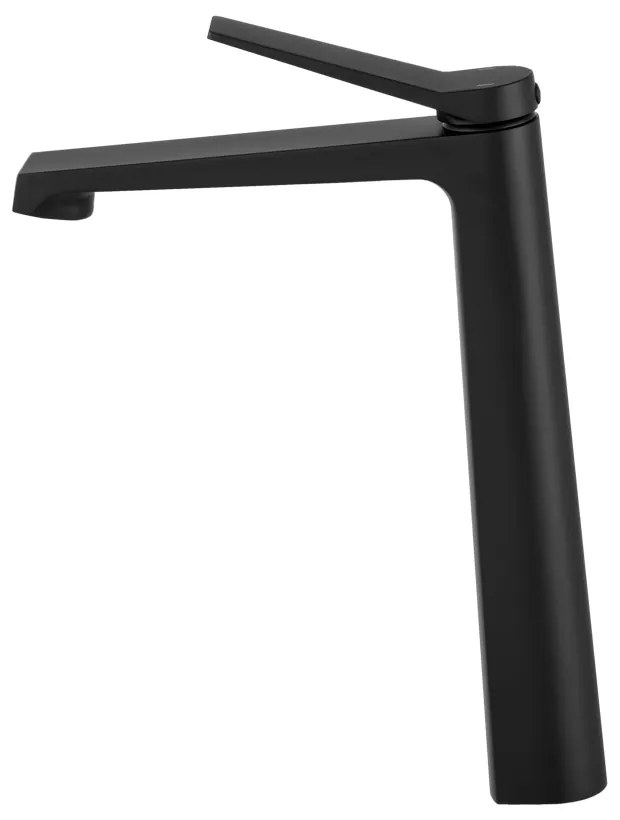 Gamma Roma, vysoká umývadlová batéria h-290, čierna matná, GMA-BRUW-BK