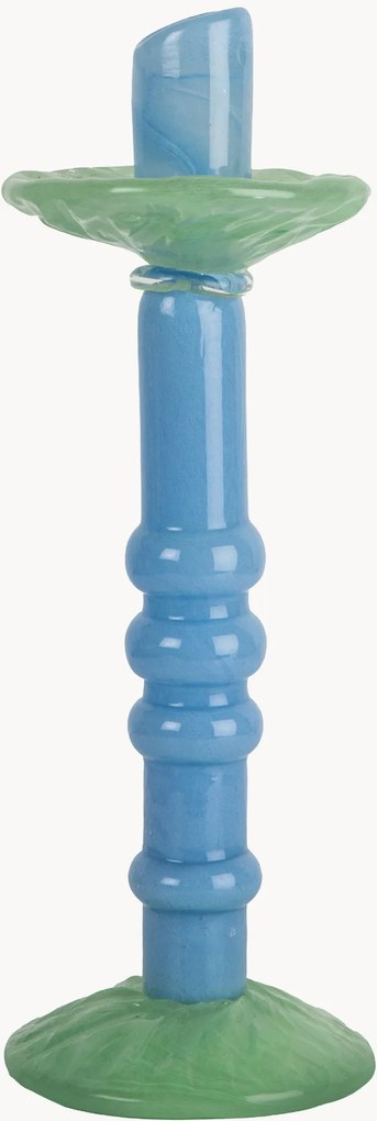 Svietnik z fúkaného skla Lara