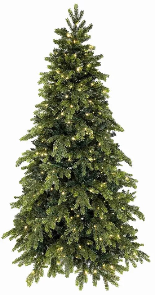 Umelý vianočný stromček 3D Smrek Škandinávsky 270cm LED800