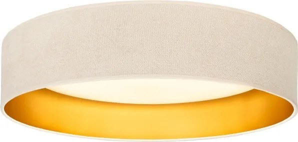 BRILAGI-LED Stropné svietidlo VELVET SIMPLE LED/36 W/230 V 3000 K pr. 55 cm krémová/zlatá