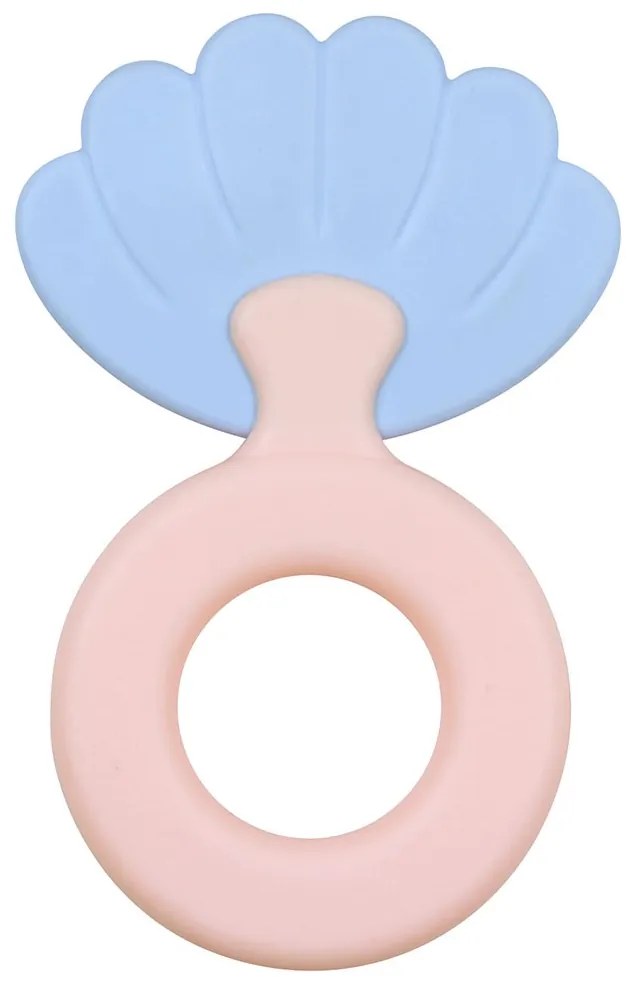 Hryzátko s hrkálkou Baby Mix mušle