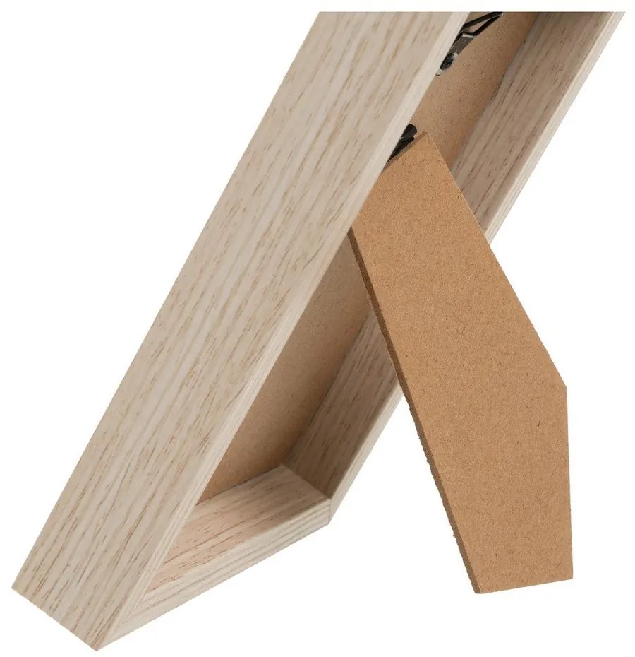 Stojací/na stenu rámček v prírodnej farbe 12,5x17,5 cm Sencillo – Casa Selección