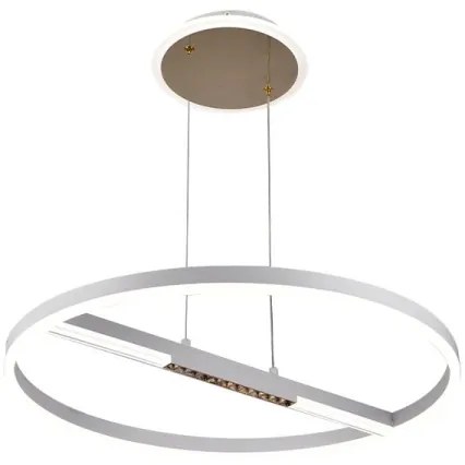 LED Stmievateľný luster na lanku LED/75W/230V 3000-6500K + diaľkové ovládanie