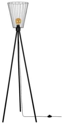 BRITOP Lighting Podlahová lampa SWAN, 1xMax.40W, čierne kovové tienidlo